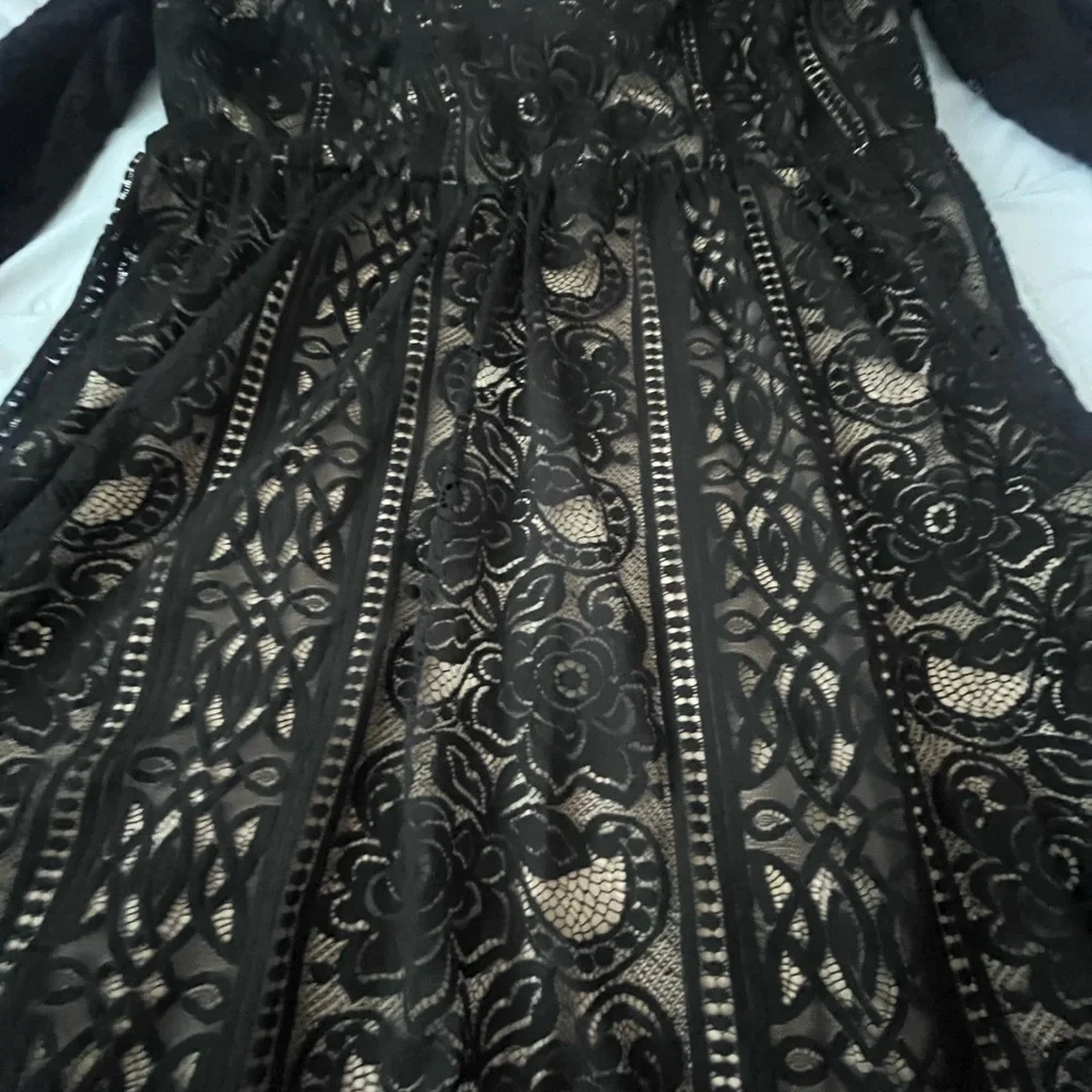 Black Lace Dress - Picture 3 of 7